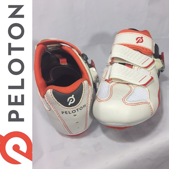 white peloton shoes